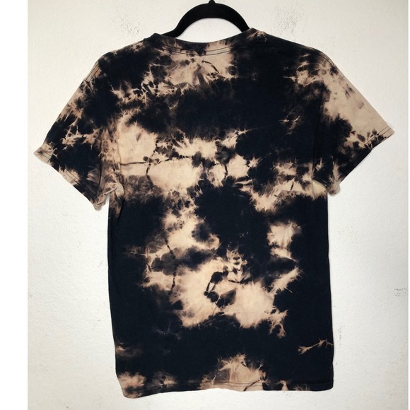 Popular Poison Shirt Small Karma Graphic T-shirt Roses Butterflies Tie Dye - Picture 2 of 9